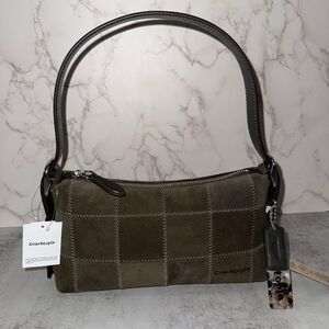 NWT COACHTOPIA olive suede alter ego Shoulder Bag